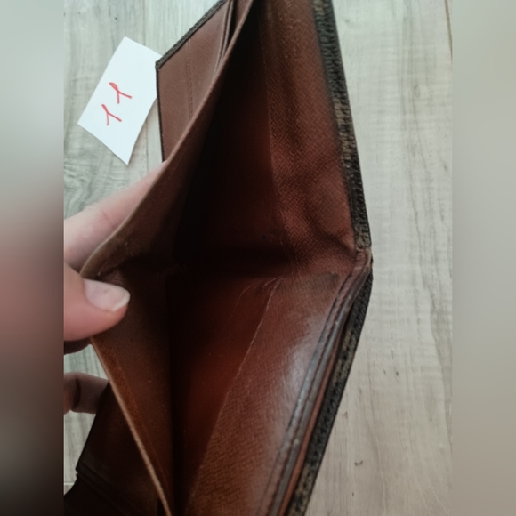 Louis Vuitton W Hook Wallet Monogram Beige Monogram Canvas Authentic - Picture 10 of 14